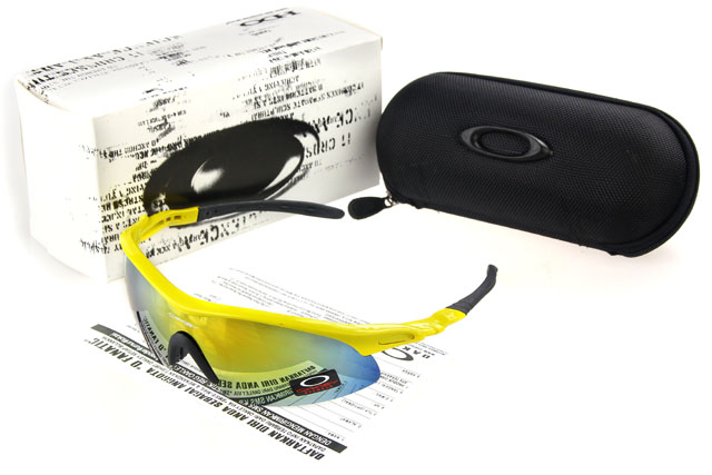 Oakley Radar Range Sunglasses Yellow Black Frame Yellow Lens
