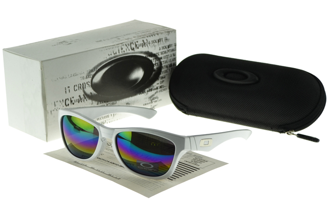 Oakley Frogskin Sunglasses white Frame multicolor Lens