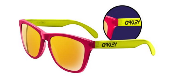 Oakley Frogskins Collectors Editions Blacklight Pink Yellow 24K