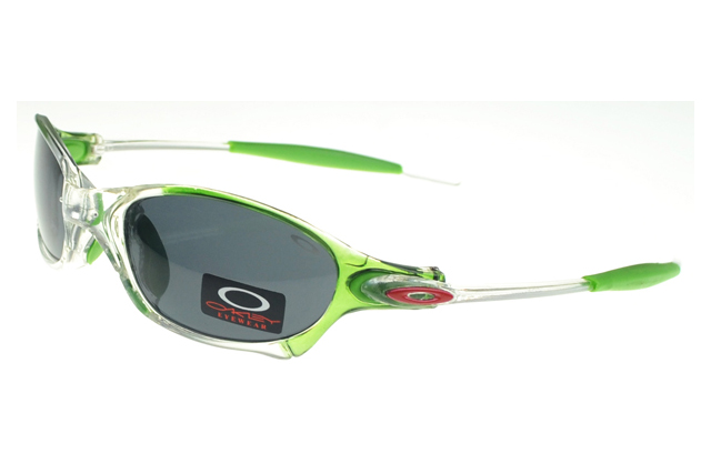 Oakley Juliet Sunglasses Green Frame Black Lens
