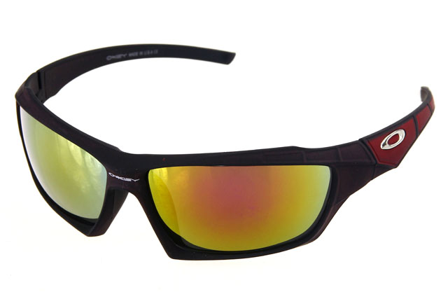 Oakley Flak Jacket Sunglasses Black Frame Goldenrod Lens