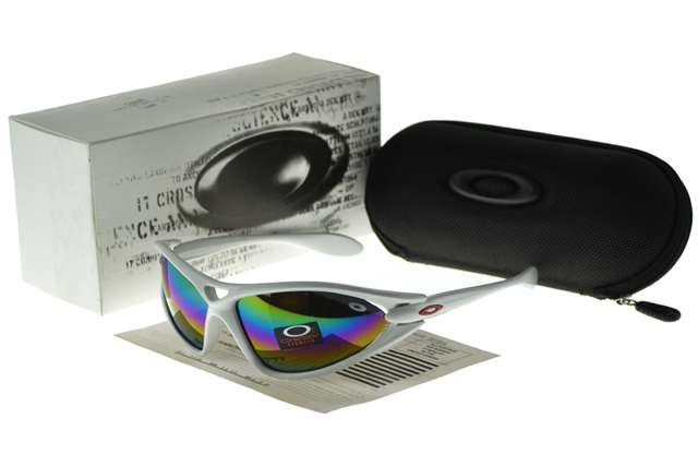Oakley Polarized Sunglasses white Frame multicolor Lens
