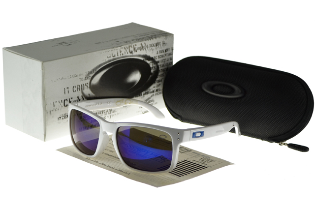 Oakley Frogskin Sunglasses white Frame blue Lens