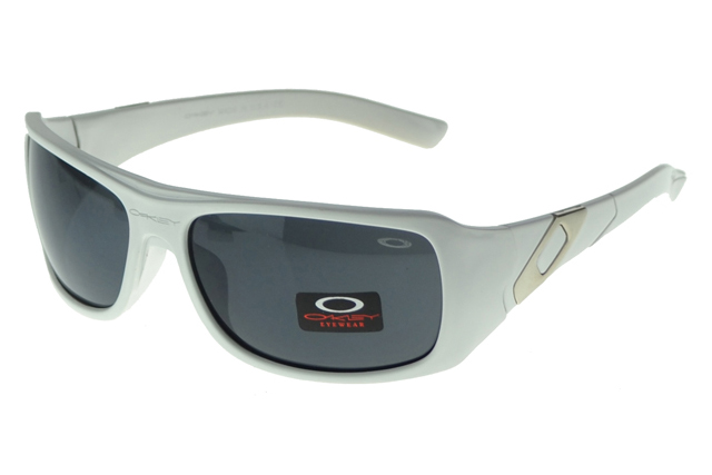Oakley Asian Fit Sunglasses White Frame Gray Lens