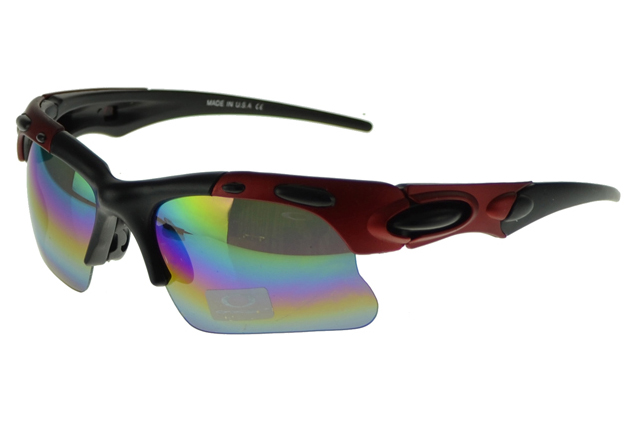 Oakley Radar Range Sunglasses Red Frame Colored Lens