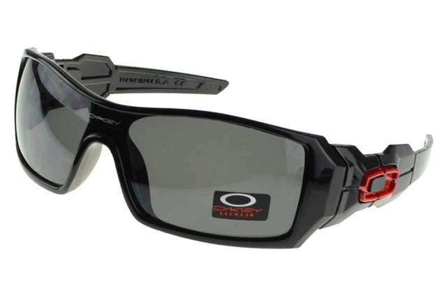 Oakley Oil Rig Sunglasses Black Frame Gray Lens