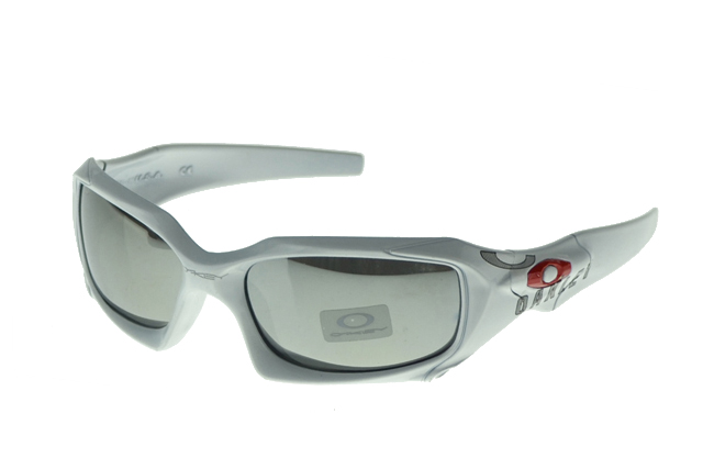 Oakley Asian Fit Sunglasses White Frame Gray Lens