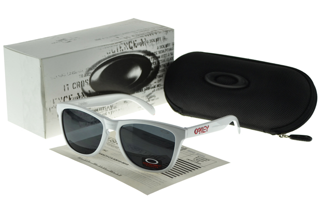 Oakley Frogskin Sunglasses white Frame blue Lens