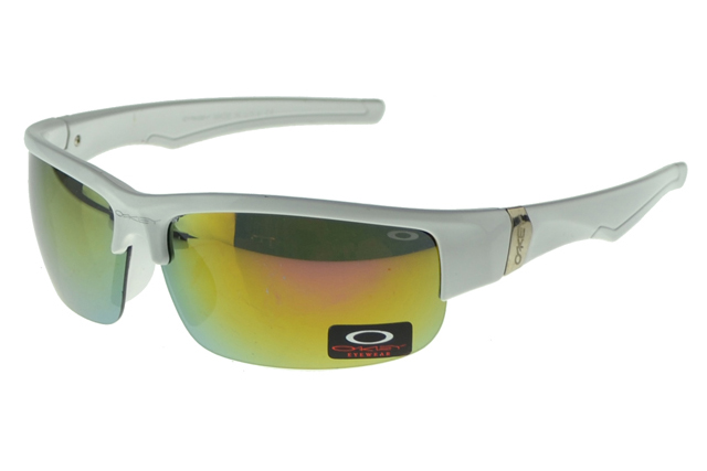 Oakley Asian Fit Sunglasses White Frame Yellow Lens