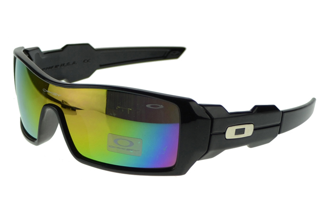 Oakley Oil Rig Sunglasses Black Frame Colored Lens