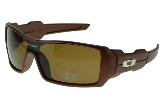 Oakley Oil Rig Sunglasses Brown Frame Brown Lens