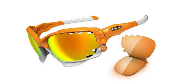 Oakley Jawbone Atomic Orange Fire Iridium Vented & Persimmon Sun