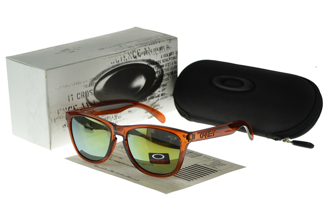 Oakley Frogskin Sunglasses brown Frame yellow Lens