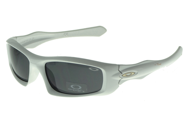 Oakley Asian Fit Sunglasses White Frame Gray Lens