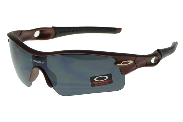 Oakley Radar Range Sunglasses Brown Frame Blue Lens