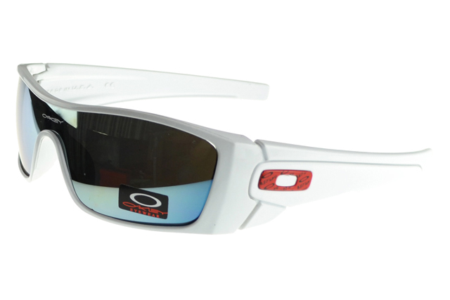 Oakley Batwolf Sunglasses White Frame Colored Lens