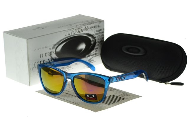 Oakley Frogskin Sunglasses blue Frame yellow Lens