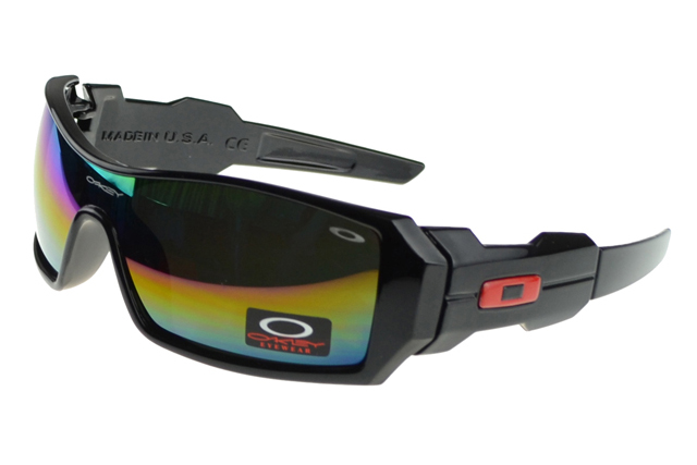 Oakley Oil Rig Sunglasses Black Frame Colored Lens