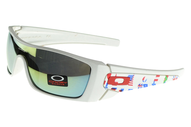 Oakley Batwolf Sunglasses white Frame green Lens
