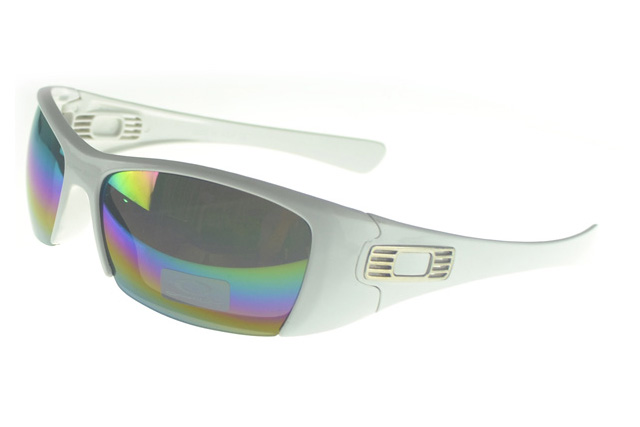 Oakley Antix Sunglasses white Frame milticolor Lens