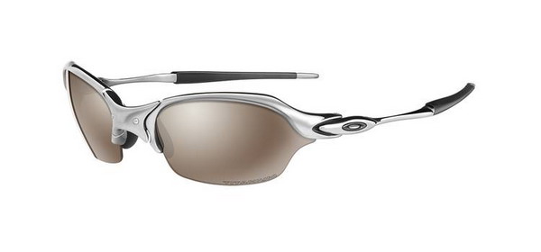 Oakley Romeo 2.0 Polished Titanium Iridium Sunglasses