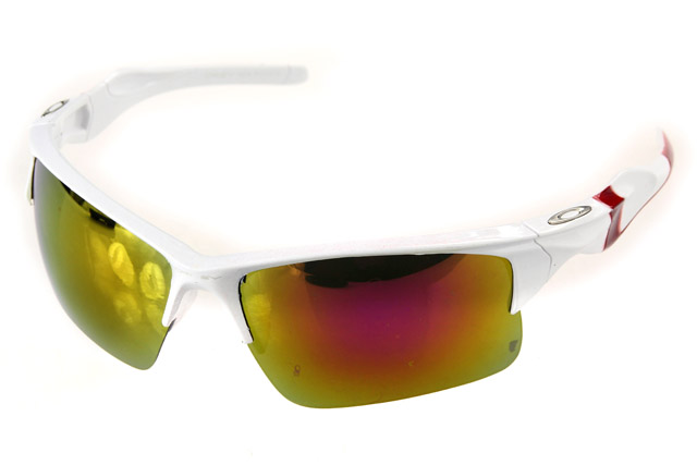 Oakley Frogskin Sunglasses White Frame Goldenrod Lens