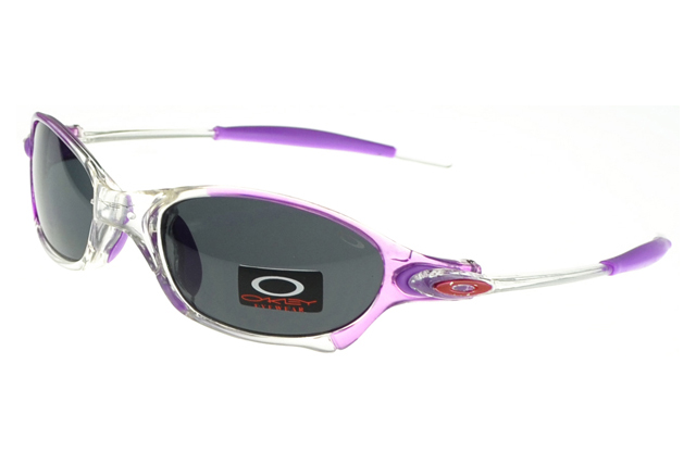 Oakley Juliet Sunglasses Purple Frame Black Lens