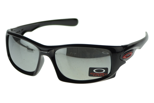 Oakley Asian Fit Sunglasses Black Frame Silver Lens