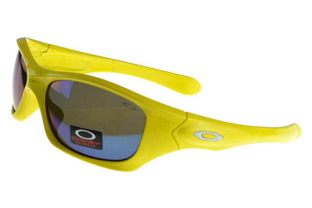 Oakley Asian Fit Sunglasses yellow Frame black Lens