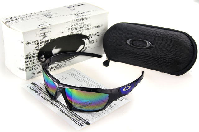 Oakley Flak Jacket Sunglasses Black Frame Chromatic Lens