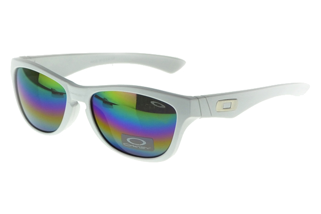 Oakley Polarized Sunglasses White Frame Blue Lens