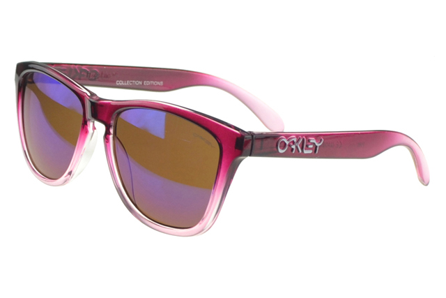 Oakley Frogskin Sunglasses red Frame yellow Lens