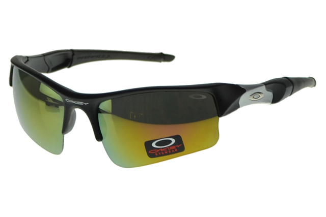 Oakley Flak Jacket Sunglasses Black Frame Yellow Lens