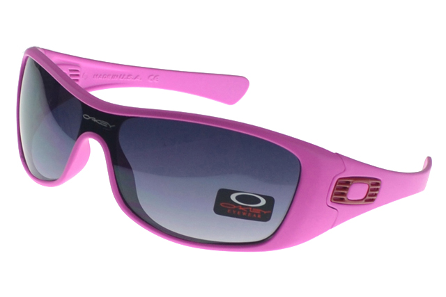 Oakley Antix Sunglasses Pink Frame Purple Lens