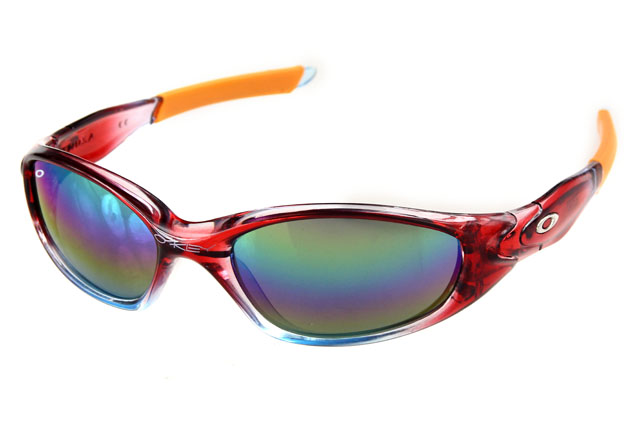 Oakley Juliet Sunglasses Crimson Orange Frame Colored Lens
