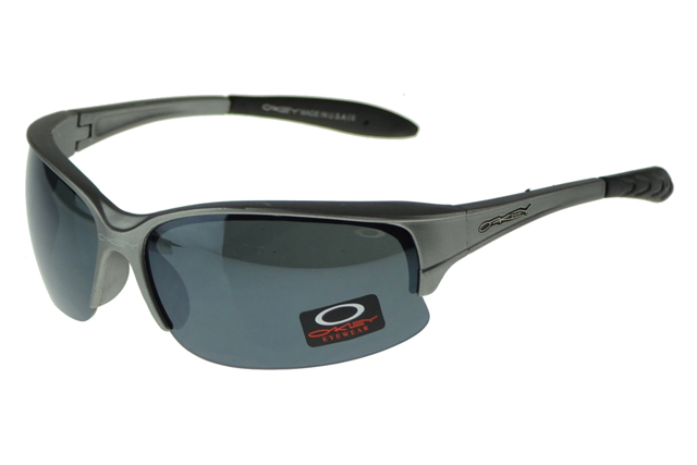 Oakley Asian Fit Sunglasses Gray Frame Black Lens