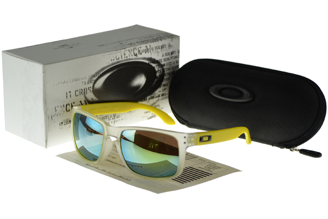 Oakley Frogskin Sunglasses yellow Frame green Lens