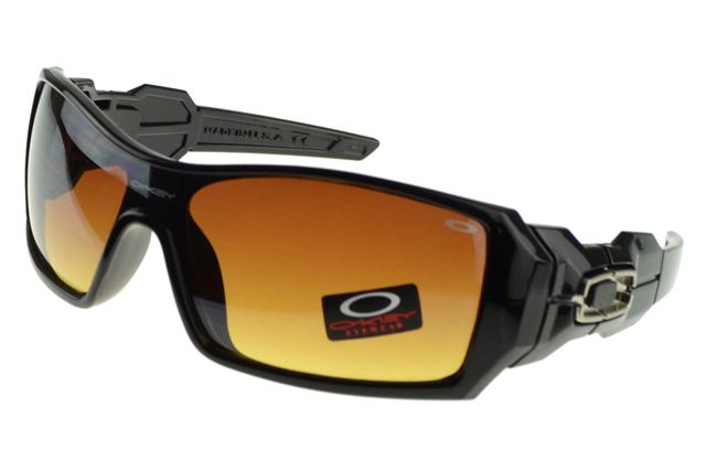 Oakley Oil Rig Sunglasses Black Frame Brown Lens