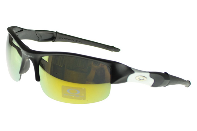 Oakley Flak Jacket Sunglasses black Frame yellow Lens