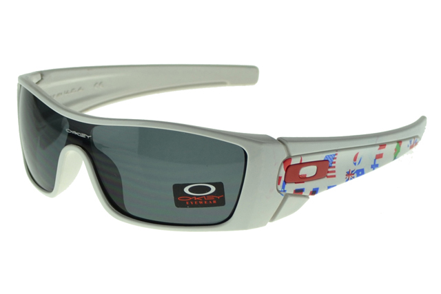 Oakley Batwolf Sunglasses White Frame Gray Lens