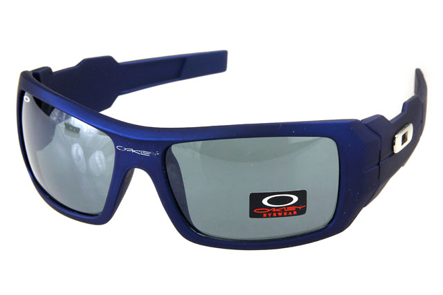Oakley Antix Sunglasses Darkblue Frame Silver Lens