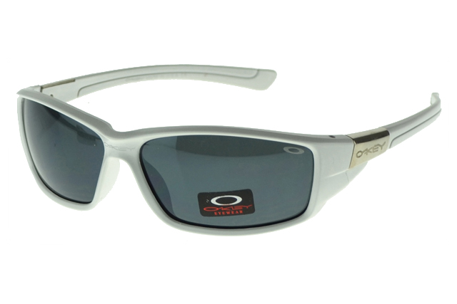 Oakley Antix Sunglasses White Frame Gray Lens