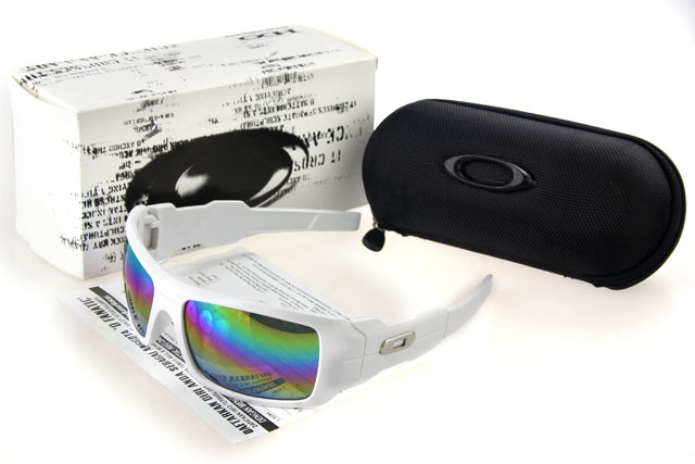 Oakley Antix Sunglasses White Frame Cromatic Lens