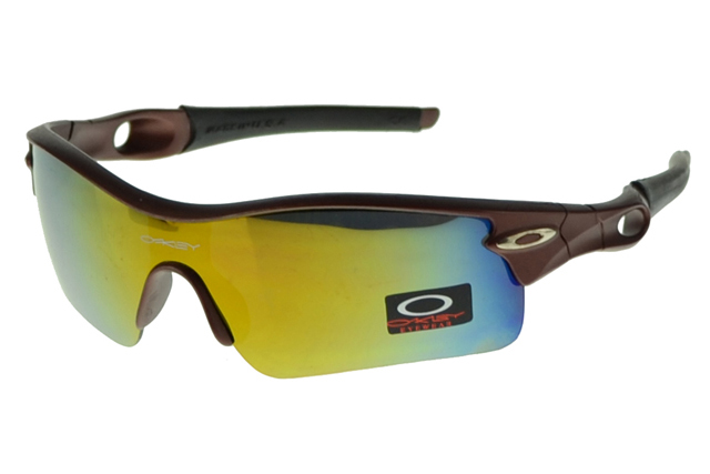 Oakley Radar Range Sunglasses Brown Frame Yellow Lens