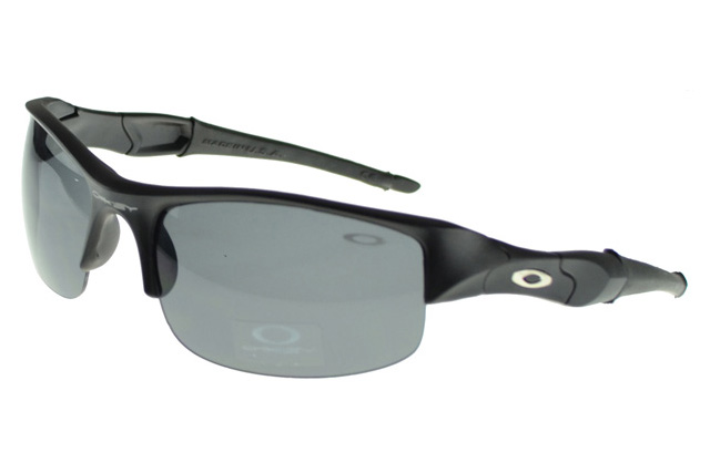Oakley Flak Jacket Sunglasses black Frame blue Lens