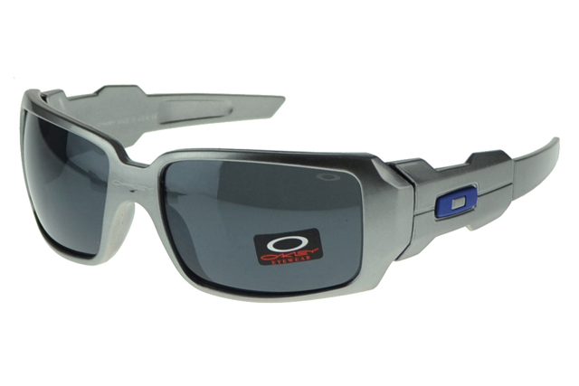 Oakley Oil Rig Sunglasses Gray Frame Black Lens