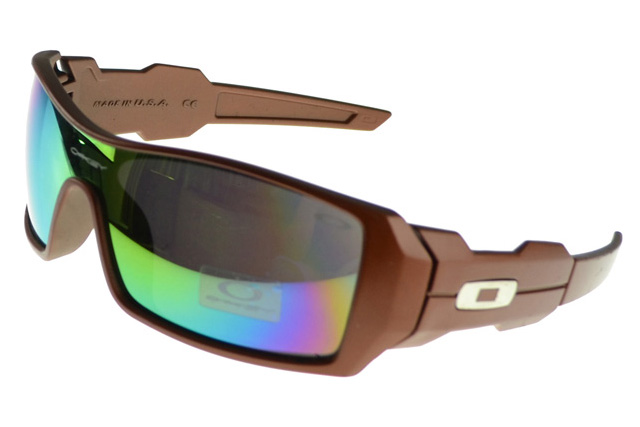 Oakley Oil Rig Sunglasses coffee Frame multicolor Lens