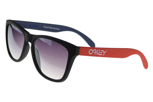 Oakley Frogskin Sunglasses red black Frame purple Lens