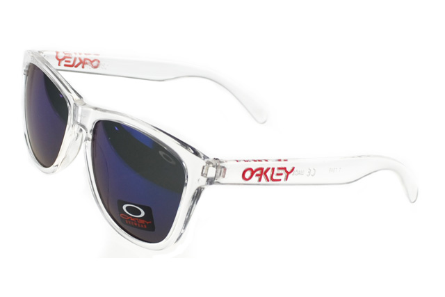 Oakley Frogskin Sunglasses White Frame Black Lens
