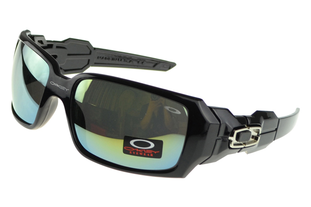 Oakley Oil Rig Sunglasses blue Frame black Lens